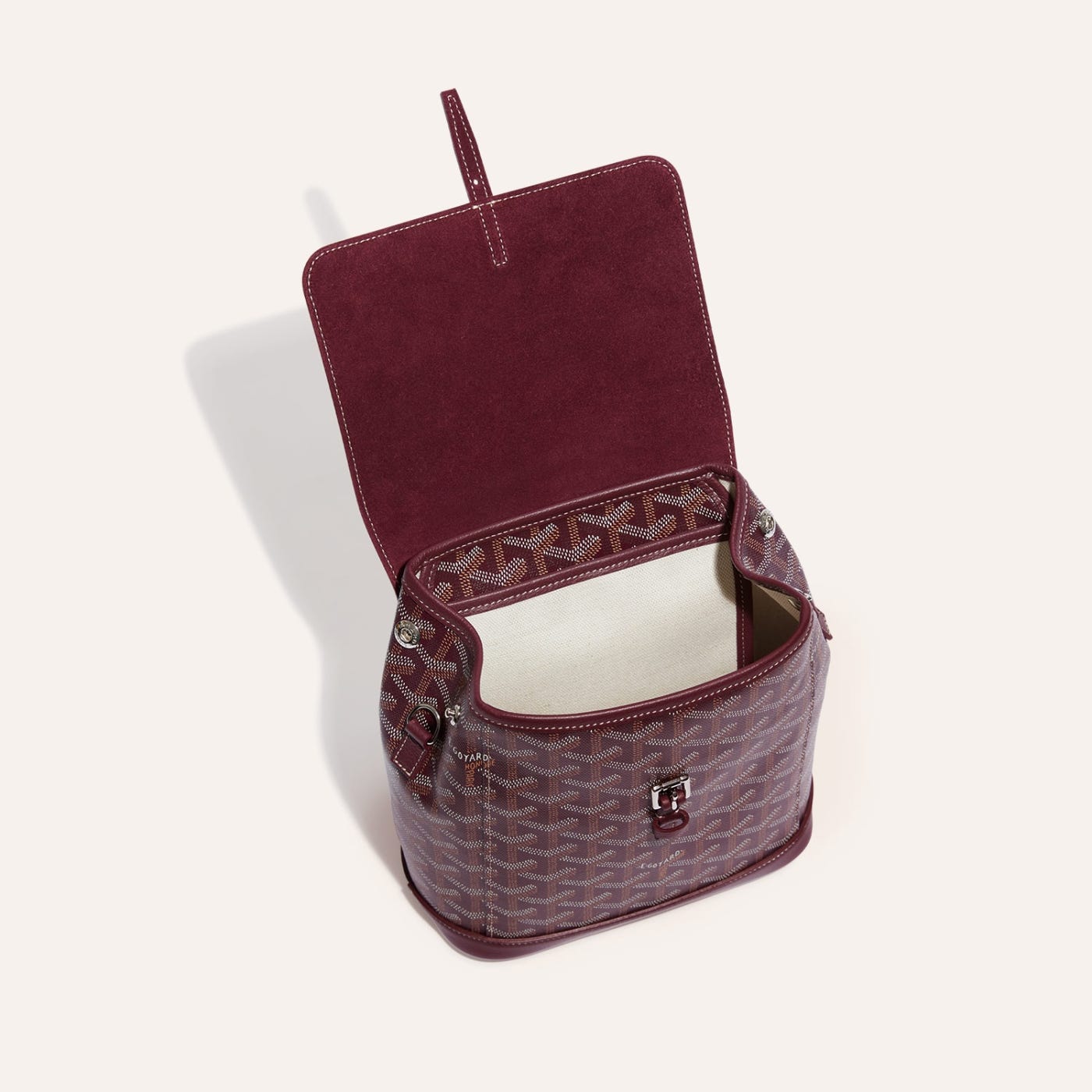 Goyard Alpin Mini Backpack Burgundy - Image 5